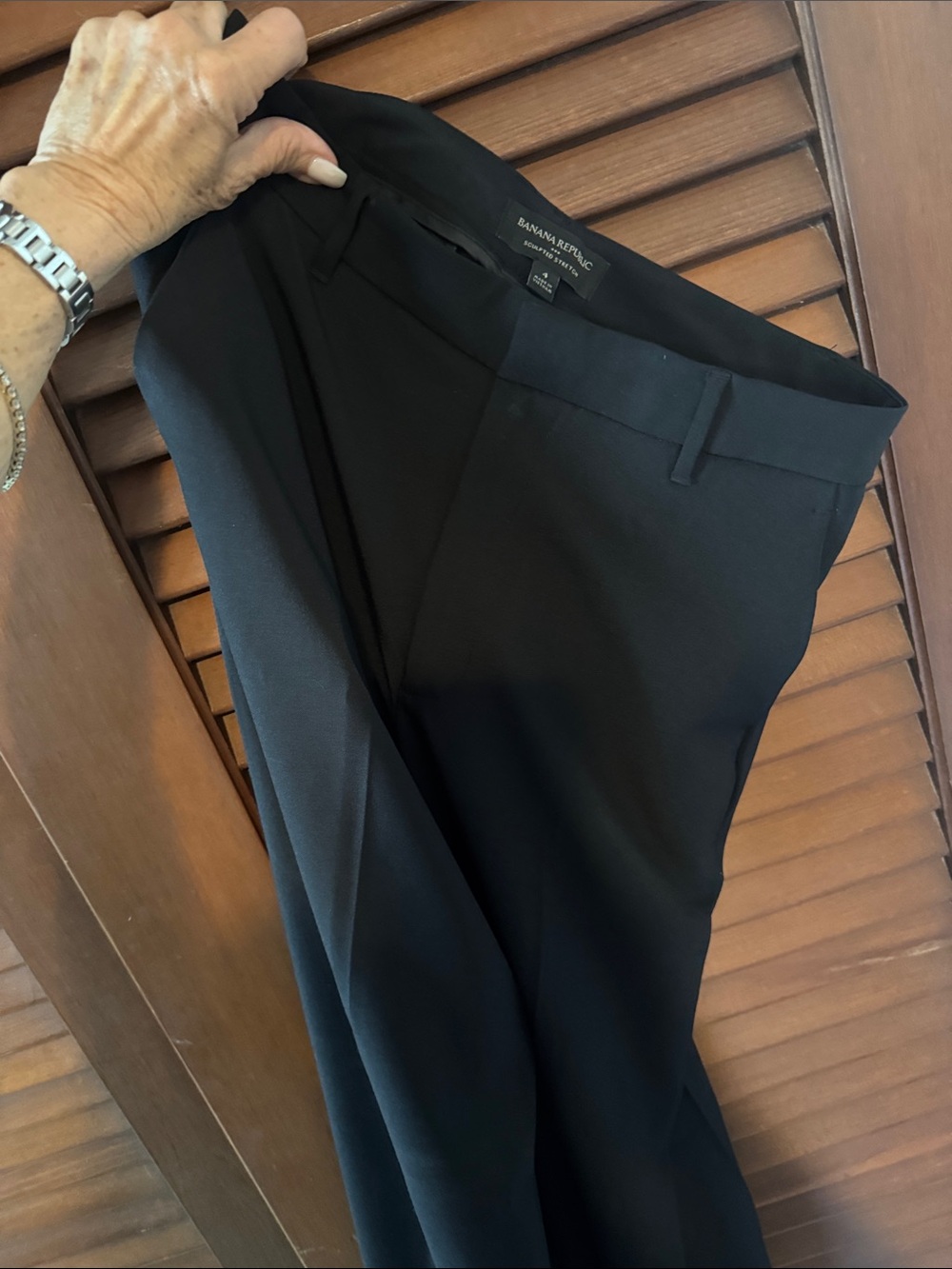 Banana Republic Black Tailored Dress Pants